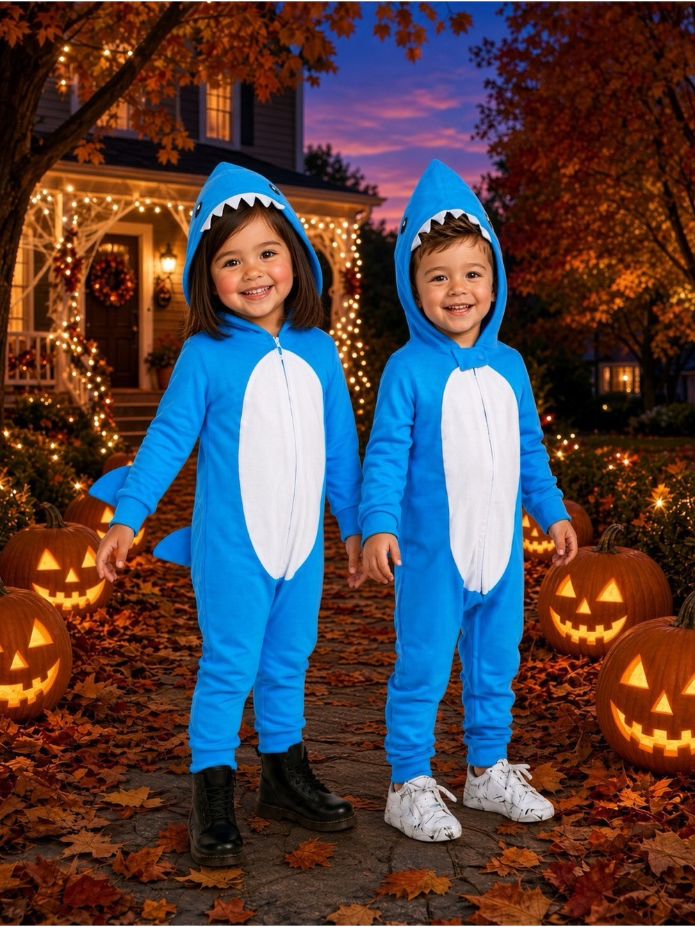 Tipsy Elves 3T Shark Costume onesie NWOT